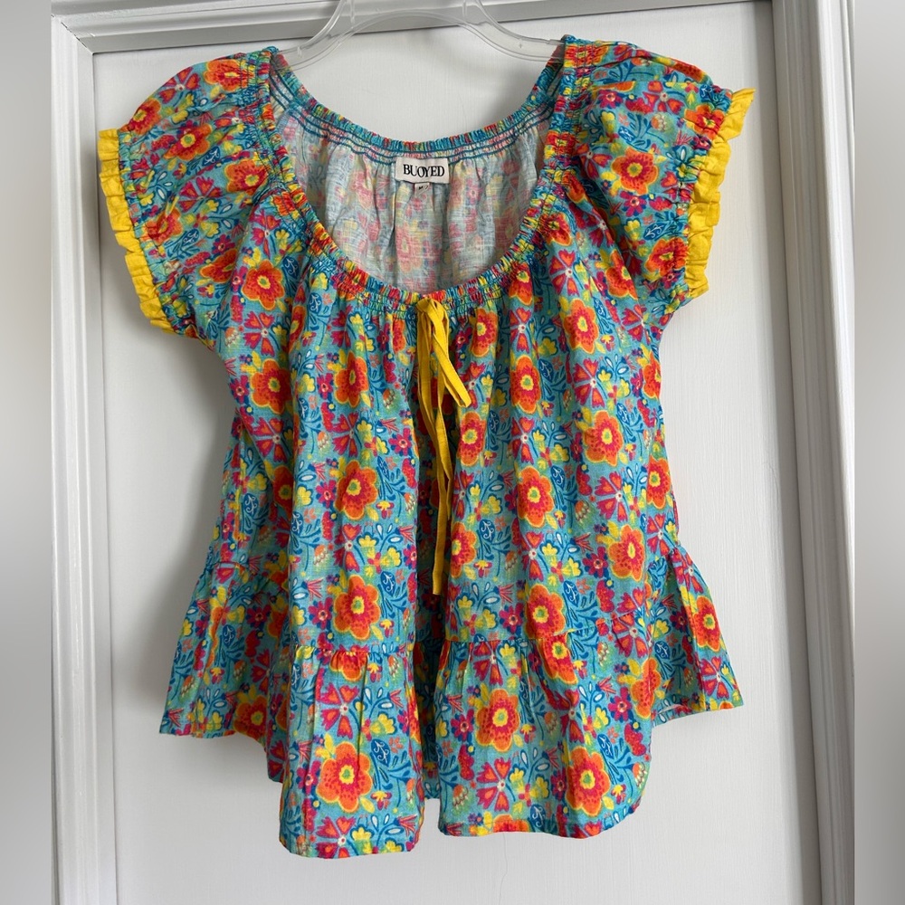 Buoyed Floral Top